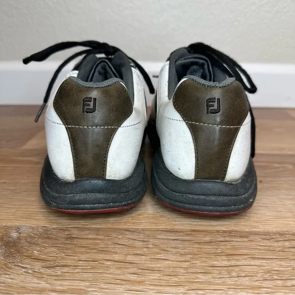 Footjoy Men's Size 8.5 Leather Colorblock Pattern Golf Shoes