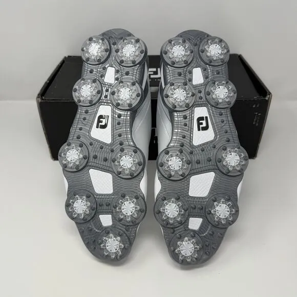 FootJoy Tour Alpha BOA Golf Shoes White Gray Mens's 8.5W NIB