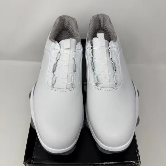 FootJoy Tour Alpha BOA Golf Shoes White Gray Mens's 8.5W NIB