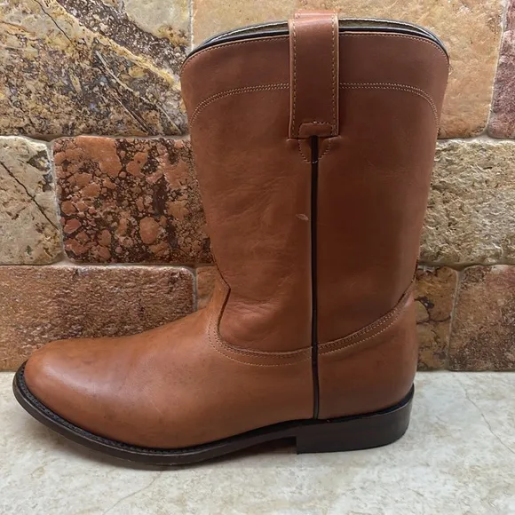 Forastero Men Boots Leather Texas Cowboy Made In Mexico Brown Size 8.5