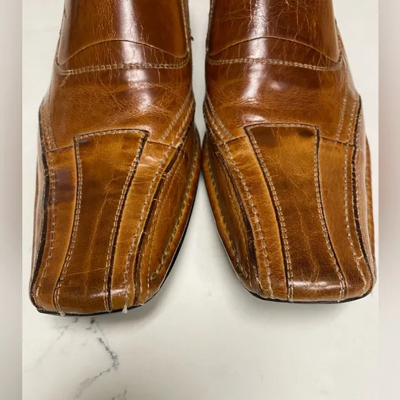 Fratelli Select Leather Square Toe Dress Shoes Men’s Size 10M