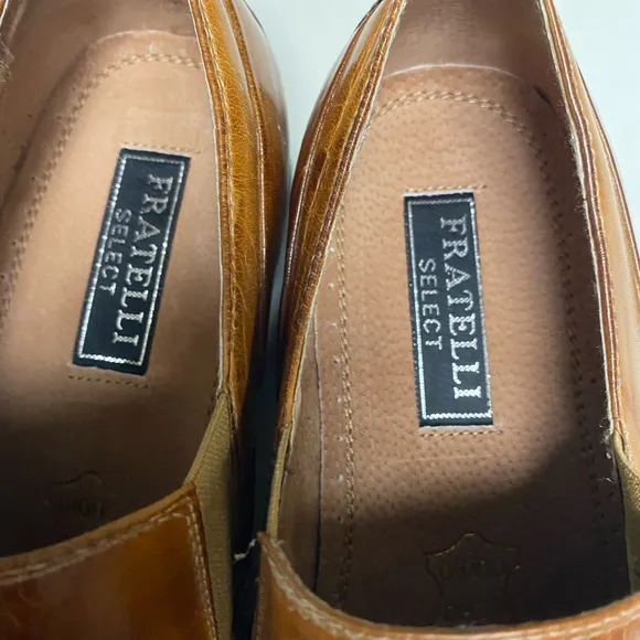 Fratelli Select Leather Square Toe Dress Shoes Men’s Size 10M
