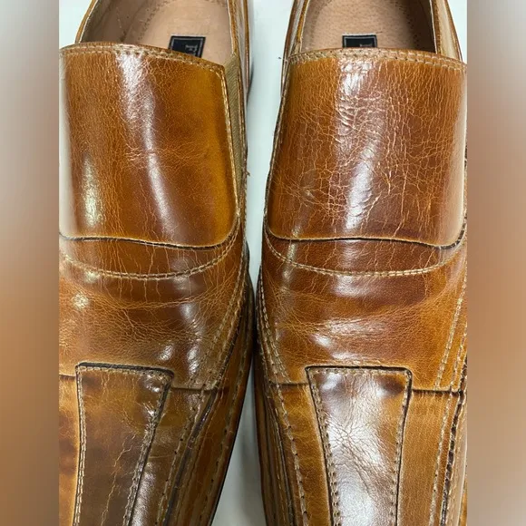 Fratelli Select Leather Square Toe Dress Shoes Men’s Size 10M