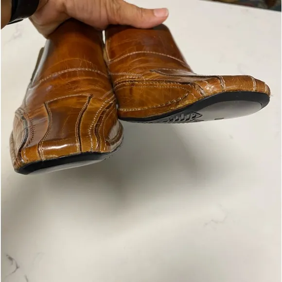 Fratelli Select Leather Square Toe Dress Shoes Men’s Size 10M
