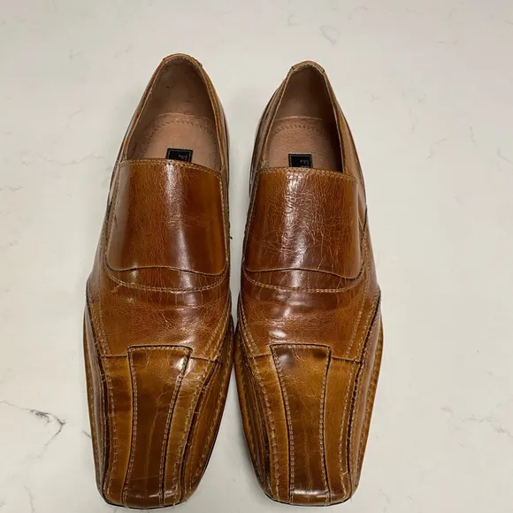 Fratelli Select Leather Square Toe Dress Shoes Men’s Size 10M