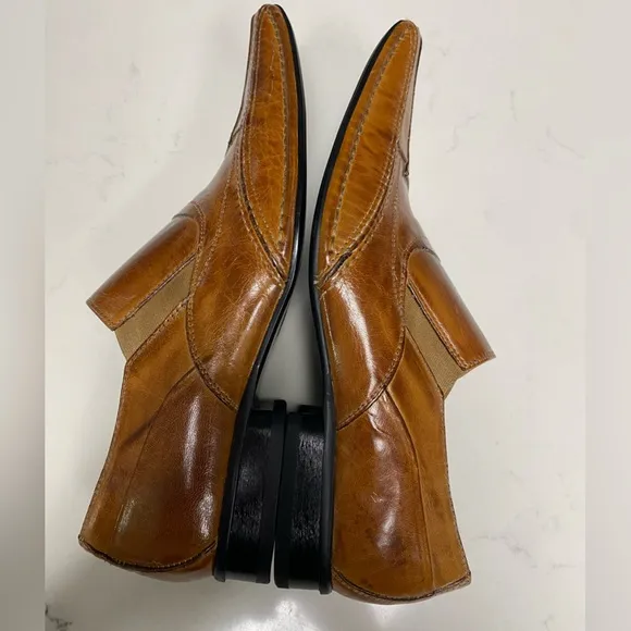 Fratelli Select Leather Square Toe Dress Shoes Men’s Size 10M