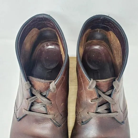 Frye Boots Mens 11.5 Walter Brown Chukka Lace Up Ankle Classic Shoes USA
