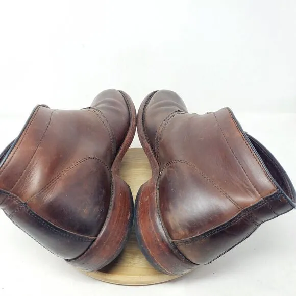 Frye Boots Mens 11.5 Walter Brown Chukka Lace Up Ankle Classic Shoes USA