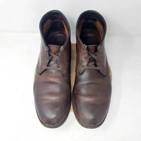 Frye Boots Mens 11.5 Walter Brown Chukka Lace Up Ankle Classic Shoes USA