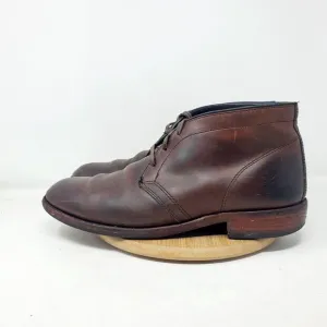 Frye Boots Mens 11.5 Walter Brown Chukka Lace Up Ankle Classic Shoes USA
