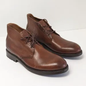 Frye Bowery Chukka Boots, Cognac Leather, Men's 10.5 M