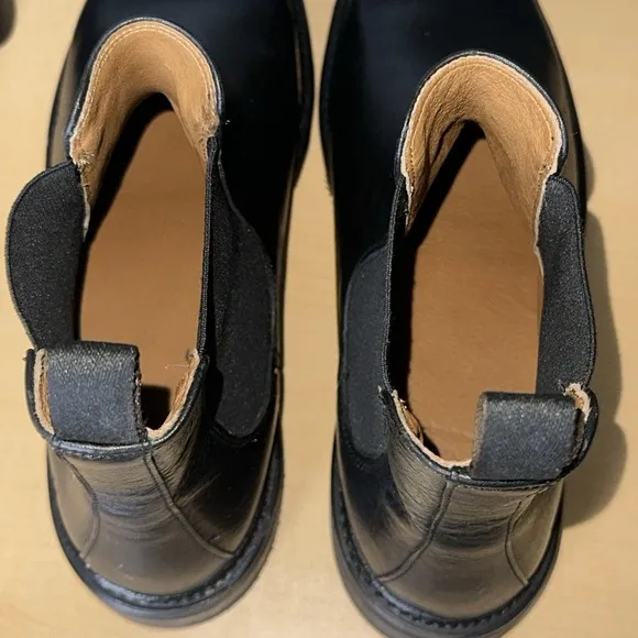 Frye Chelsea‎ Boots Men's Size 11.5 Black Leather Pull Tab EUC