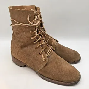 Fugawee Hi Low Trekker Leather Colonial Boot Men 10EE Re-enactment Militia Shoe