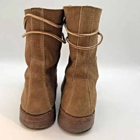 Fugawee Hi Low Trekker Leather Colonial Boot Men 10EE Re-enactment Militia Shoe