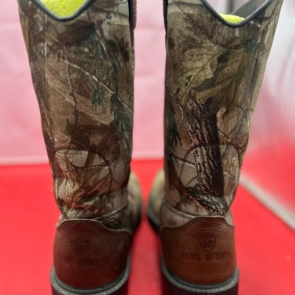 Game winner waterproof camo hunting boots