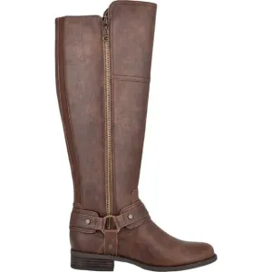 GBG Los Angeles Hailee Riding Boots - Dark Brown