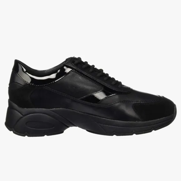 Geox Respira Italian Patent Leather Training Sneakers Size 10.5