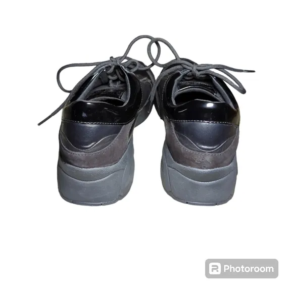 Geox Respira Italian Patent Leather Training Sneakers Size 10.5