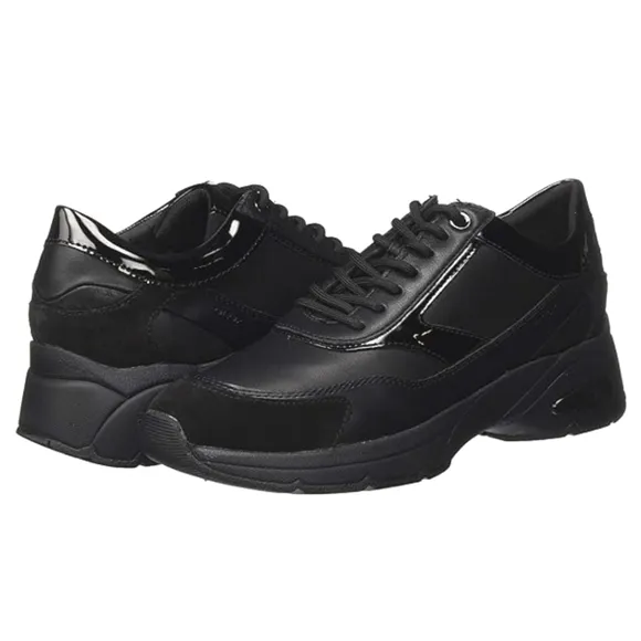 Geox Respira Italian Patent Leather Training Sneakers Size 10.5
