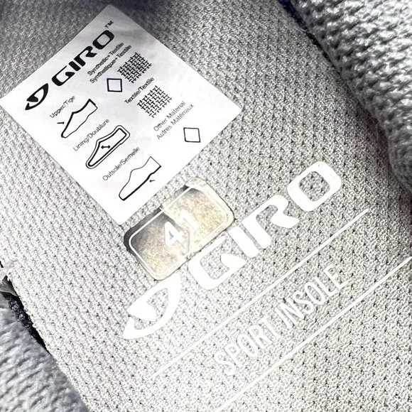 Giro Women's Berm Mountain Gray Shoes 41 EU 9 US