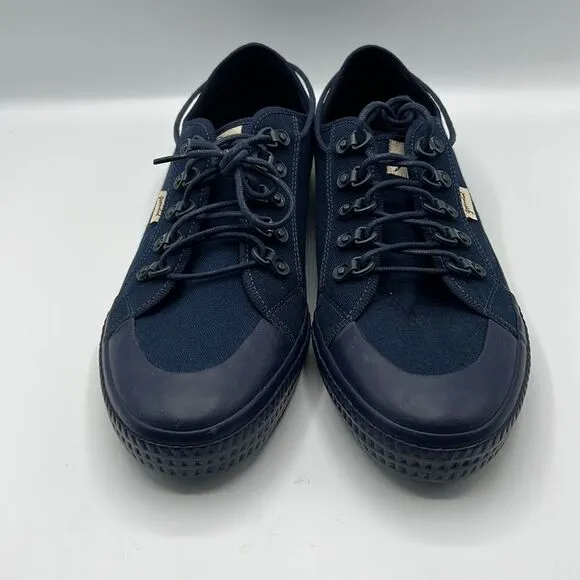 GROUNDED PEOPLE Navy Blue Campinas Vegan Lo Top Sneaker-12 NEW!