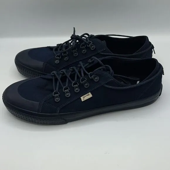 GROUNDED PEOPLE Navy Blue Campinas Vegan Lo Top Sneaker-12 NEW!