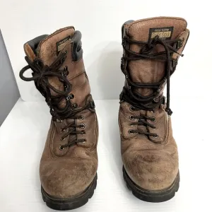 Guide Gear Men's Insulated with Brown Leather Heavy Work Boots Size 13EE