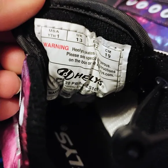 Heelys Cosmic Galaxy Sneakers with Wheel System