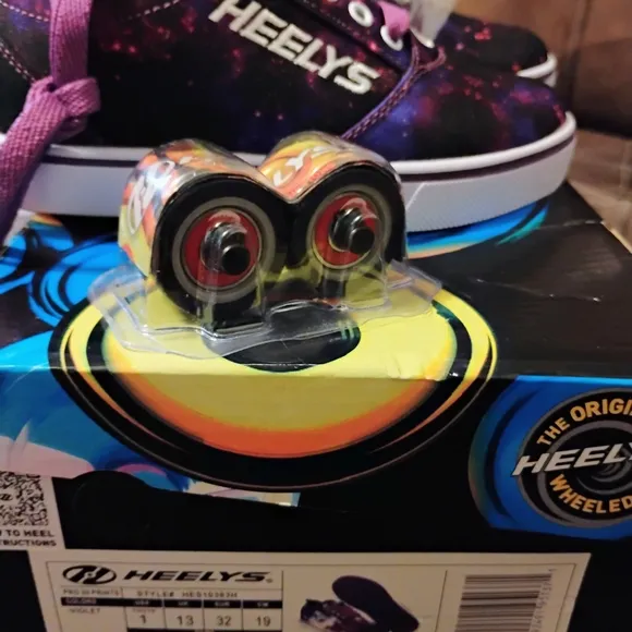 Heelys Cosmic Galaxy Sneakers with Wheel System