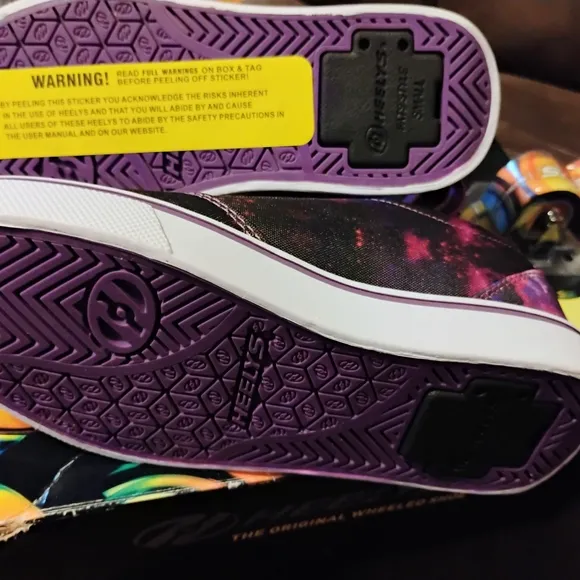 Heelys Cosmic Galaxy Sneakers with Wheel System