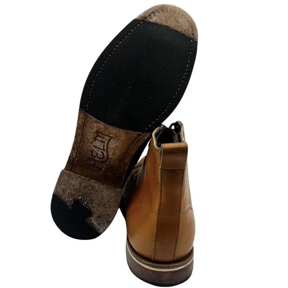 Helm Boots Men Size 13D Muller in Teak Lace Up Texan Made In USA