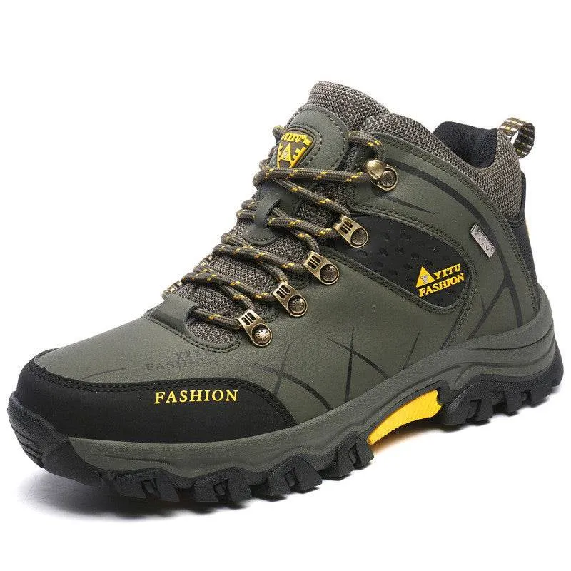 High-Top Hiking Shoes, Cross-Country Running Shoes, Outdoor Extra-Large Size Men Shoes
