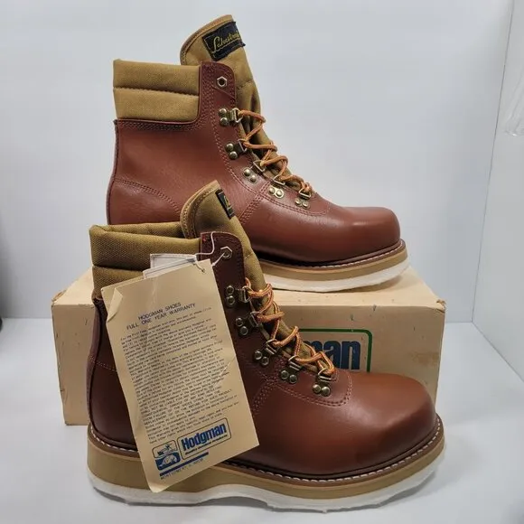 Hodgman Men's Lakestream Wading Brown Boots  US Size 11W NWB