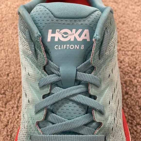 HOKA Clifton 8 Aquarelle Eggshell Blue