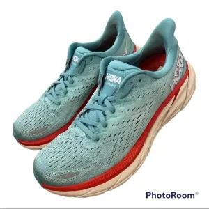 HOKA Clifton 8 Aquarelle Eggshell Blue