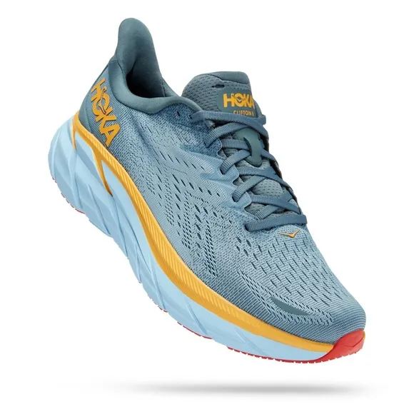 Hoka Men's Clifton 8 Goblin Blue/ Spring Running Shoes Sneakers Men’s size 13