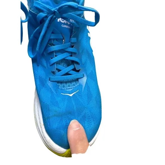 Hoka one one carbon X Men’s Blue Shoes/Sneaker Size11B SKU 1810