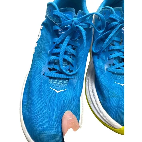 Hoka one one carbon X Men’s Blue Shoes/Sneaker Size11B SKU 1810