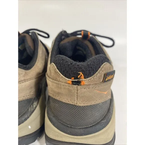 Hoka One One Event Tor Summit WP Brown Size 8.5 Brown Orange Hiking Trail Shoe
