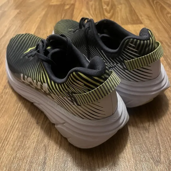 Hoka One One M Rincon 2 Running Shoes Men 11.5 Green White Navy Blue 1110514