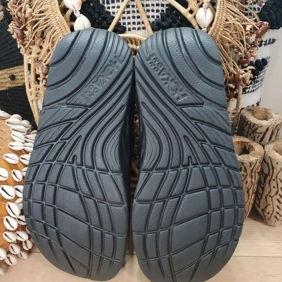 Hoka Ora Men's 11 Recovery Slide Black Slip On Sandals Athletic Comfort Outdoor