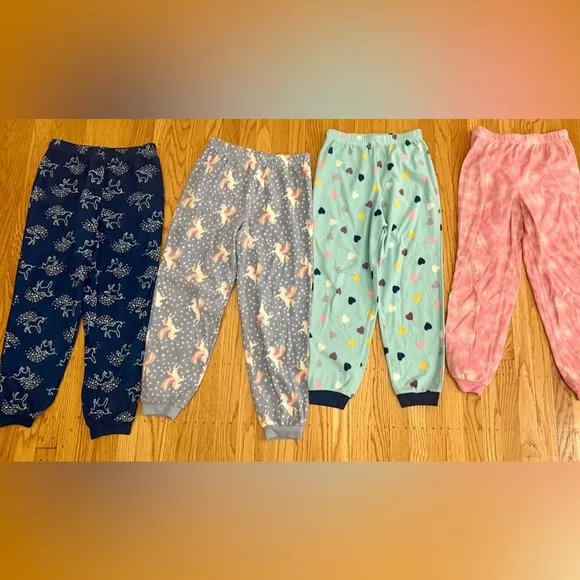 HUGE Lot of Girls Pajamas Carters Vaenait Sloths Hearts Unicorns Tie Dye 8/10/12