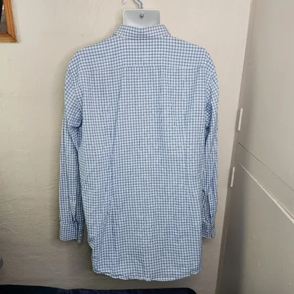 Hugo Boss Sharp Fit Long Sleeve Button Down Shirt Men Size 17