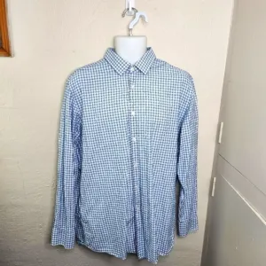 Hugo Boss Sharp Fit Long Sleeve Button Down Shirt Men Size 17