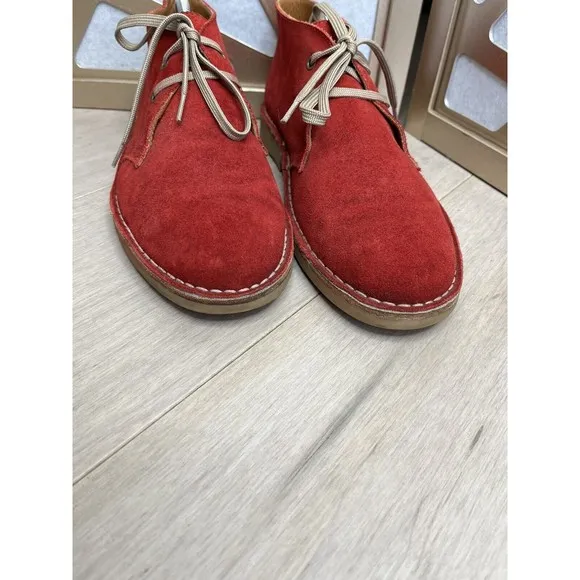 Hunter Twickenham suede leather shoes Men 8 Women 9.5 Eu 41 Ankle chukka Boots