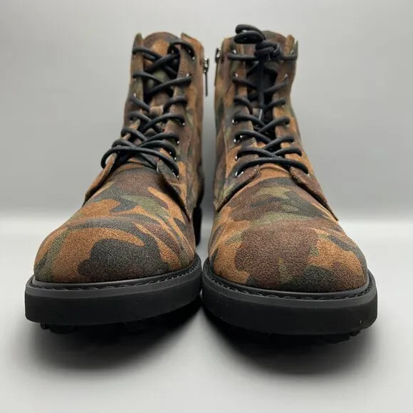 Inc International Concepts Wilder 42101 Leather Upper Camo Boots Mens 13M