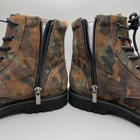Inc International Concepts Wilder 42101 Leather Upper Camo Boots Mens 13M