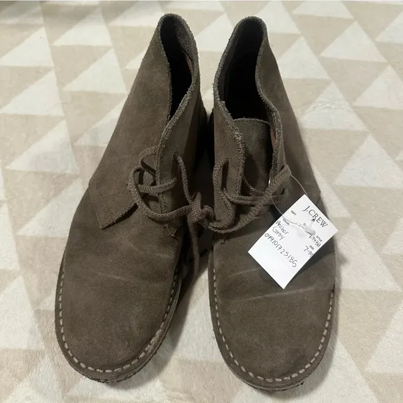 J crew anchor grey Adults' 1990 MacAlister boots in suede