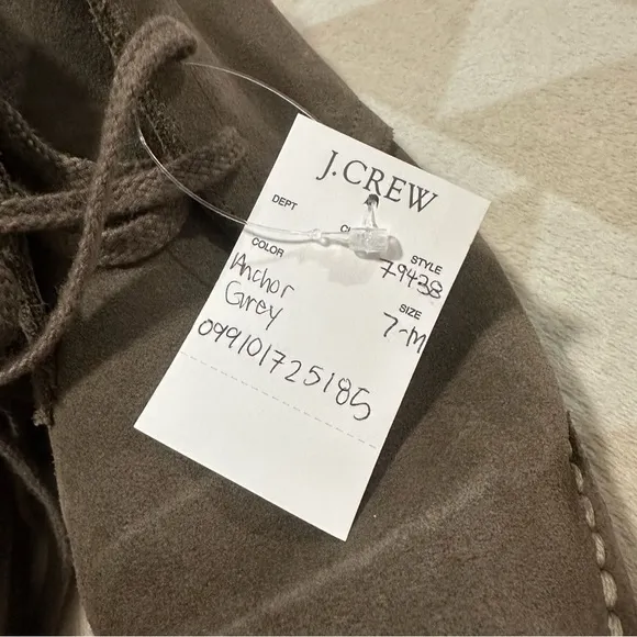 J crew anchor grey Adults' 1990 MacAlister boots in suede