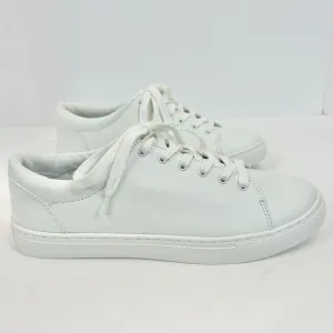 J. Crew Sneakers Womens‎ 9 White Low-Top Skateboard Shoes Leather Running NWT